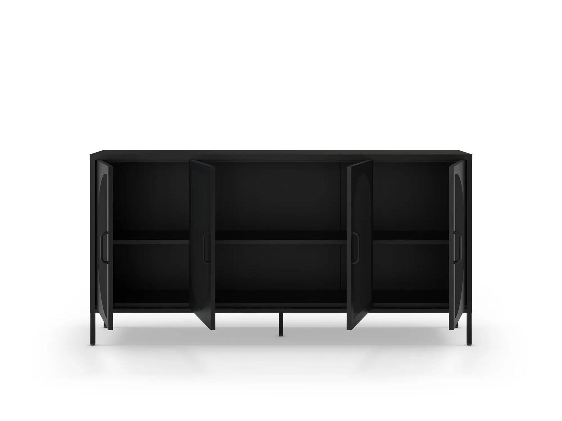 Madia 4 ante in metallo Diora 160x40 cm