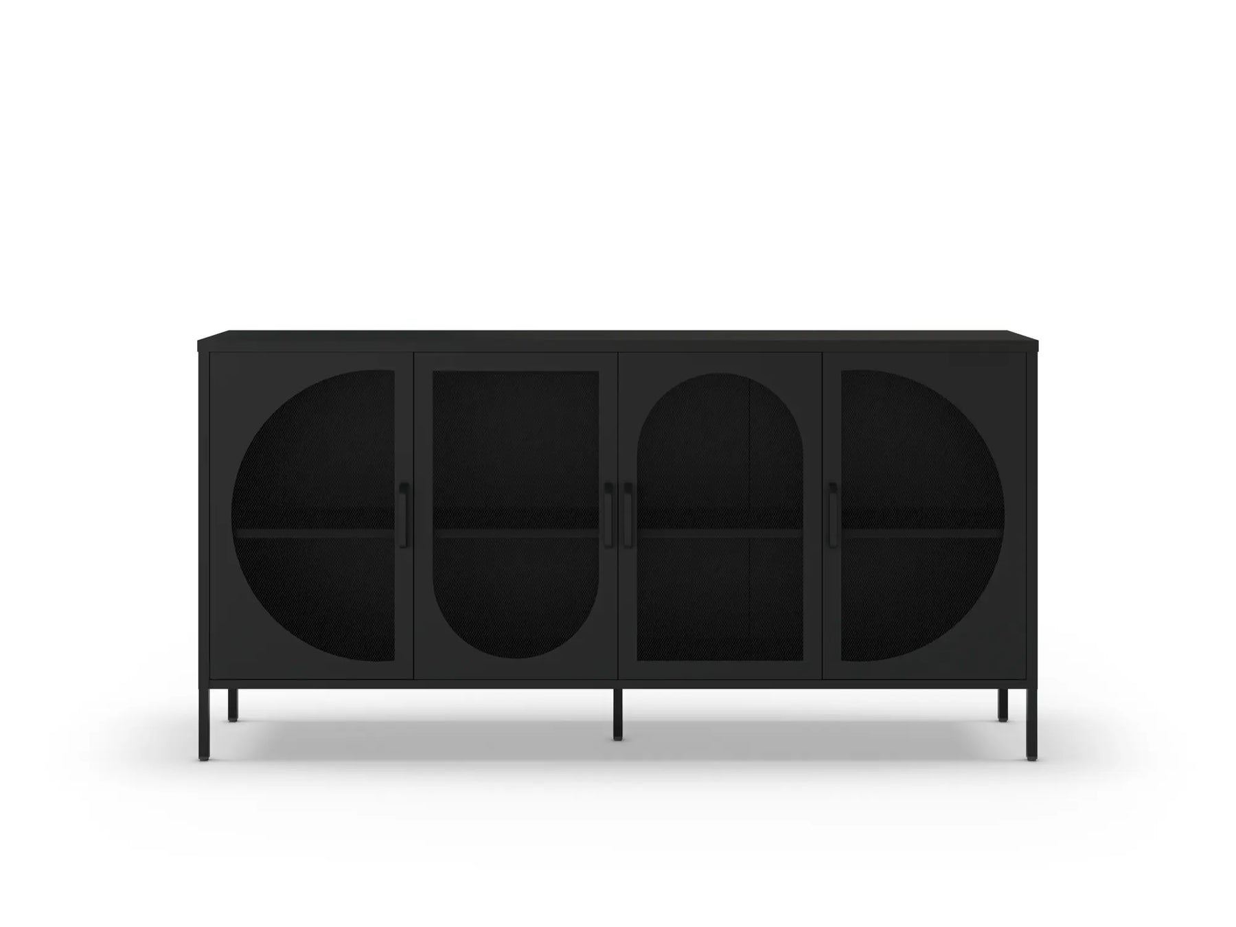 Madia 4 ante in metallo Diora 160x40 cm