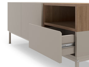 Mobile TV 2 ante 1 cassetto Nalia 140x55 cm