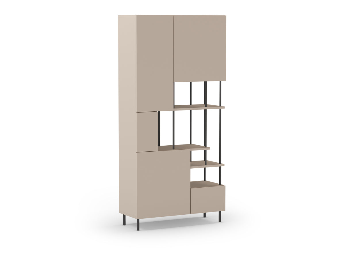 Libreria 5 ante Perla 84x175 cm