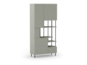 Libreria 5 ante Perla 84x175 cm