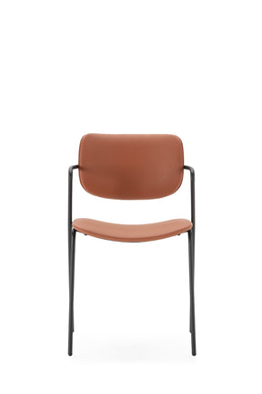 Set di 2 sedie con gamba in metallo Malyka 49x79 cm
