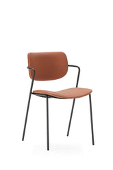 Set di 2 sedie con gamba in metallo Malyka 49x79 cm