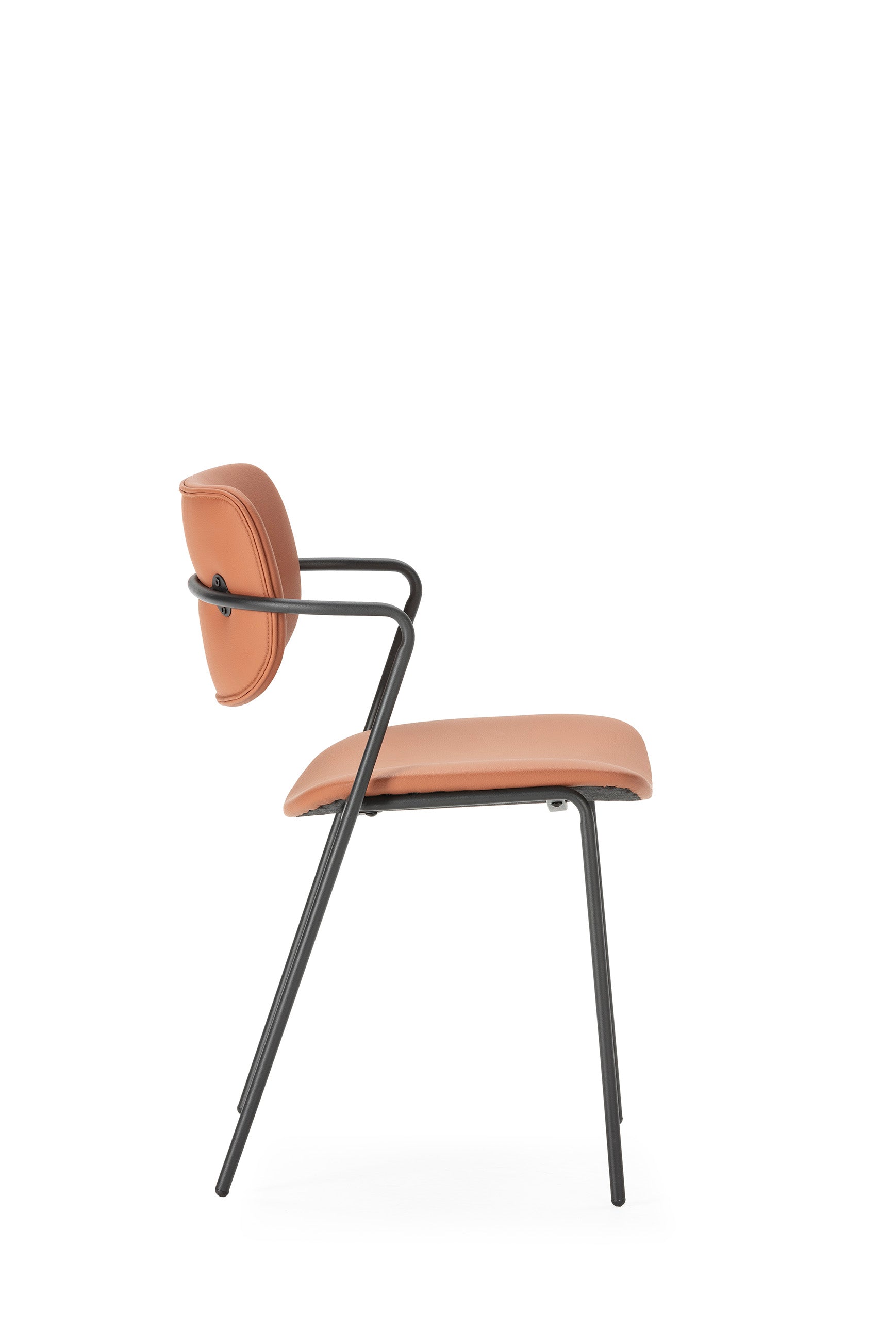 Set di 2 sedie con gamba in metallo Malyka 49x79 cm