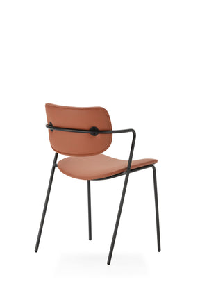 Set di 2 sedie con gamba in metallo Malyka 49x79 cm