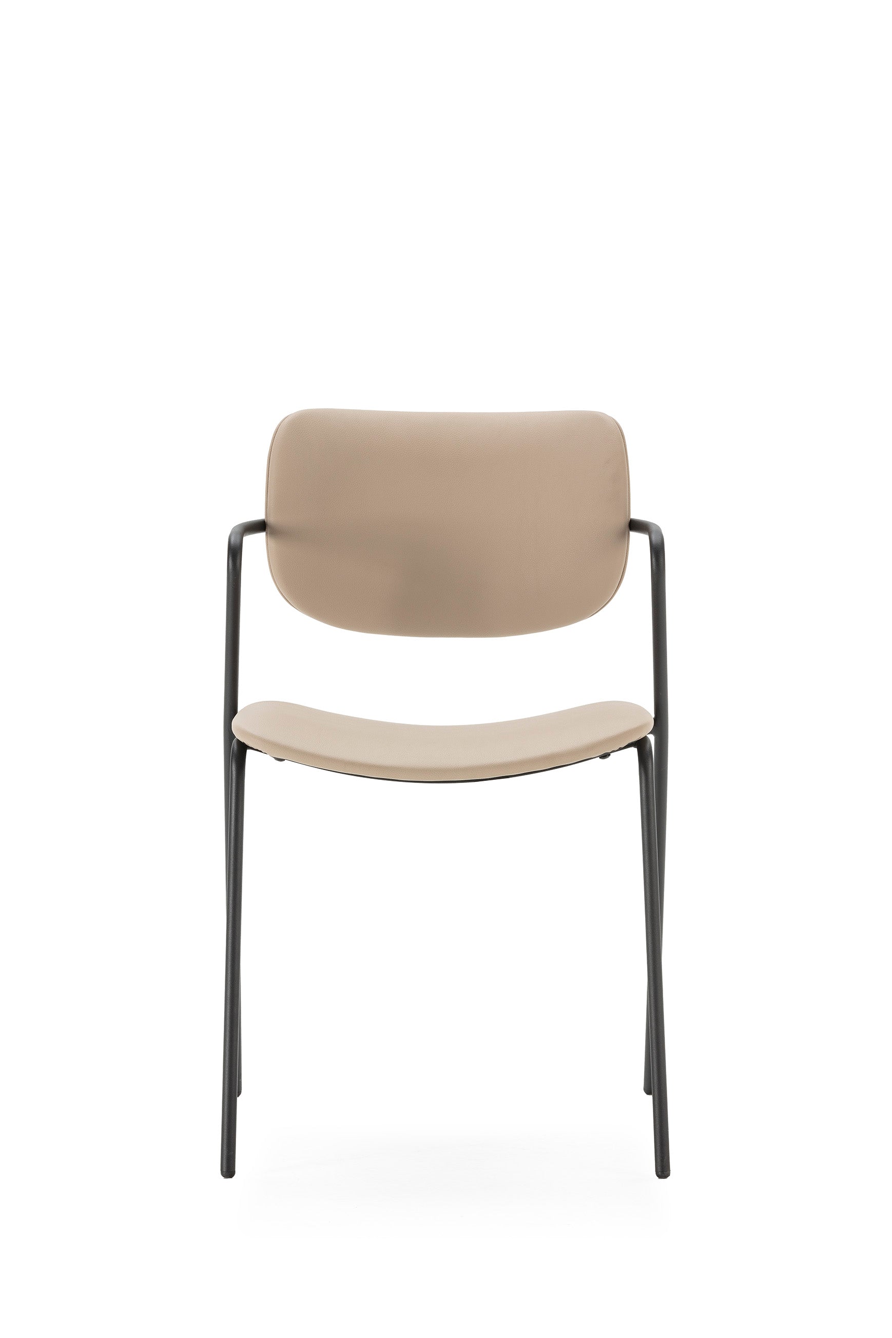 Set di 2 sedie con gamba in metallo Malyka 49x79 cm