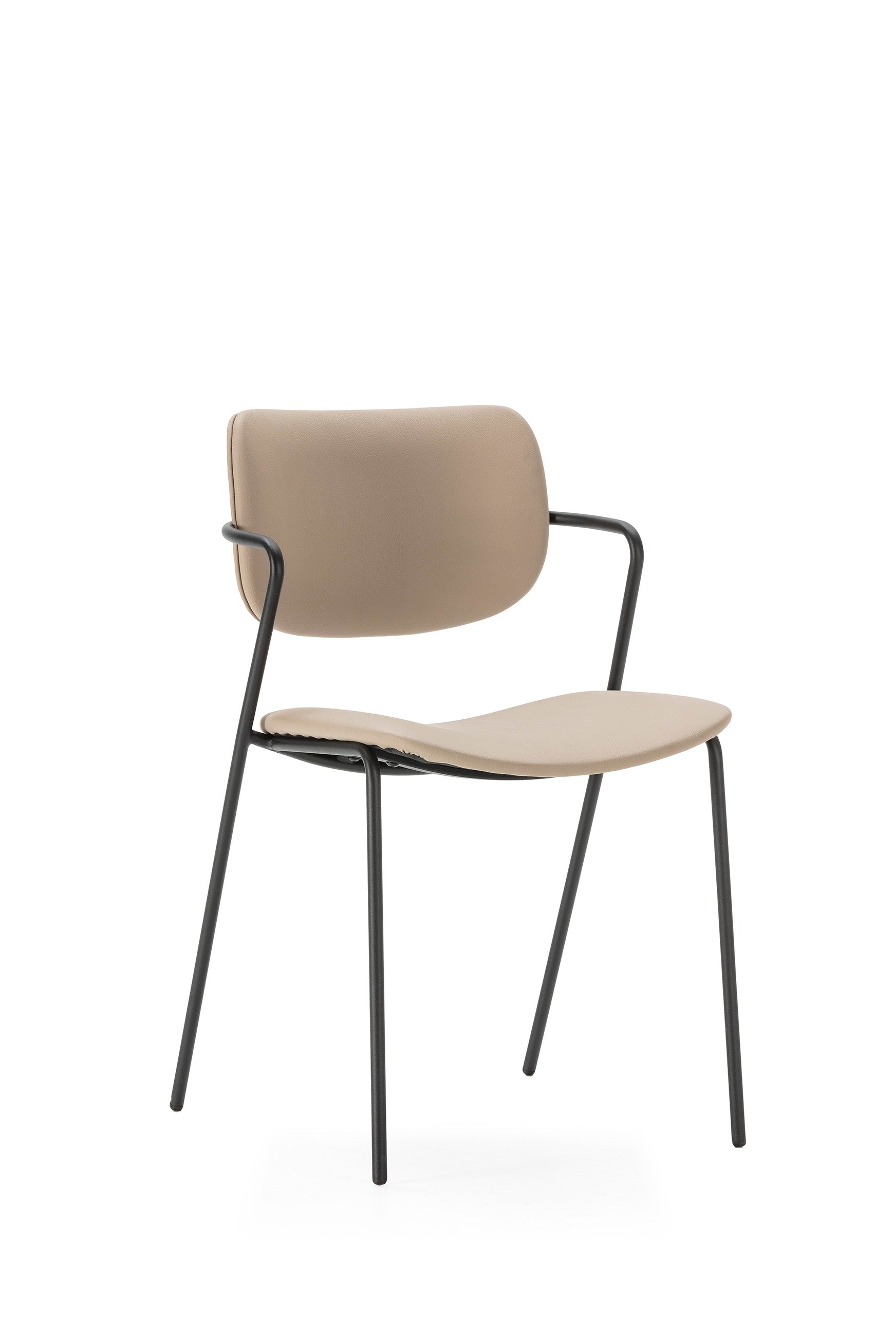 Set di 2 sedie con gamba in metallo Malyka 49x79 cm