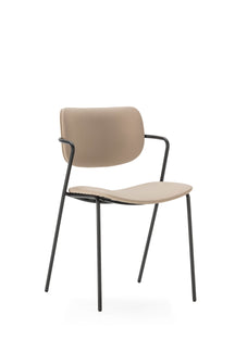 Set di 2 sedie con gamba in metallo Malyka 49x79 cm