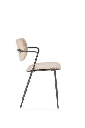 Set di 2 sedie con gamba in metallo Malyka 49x79 cm