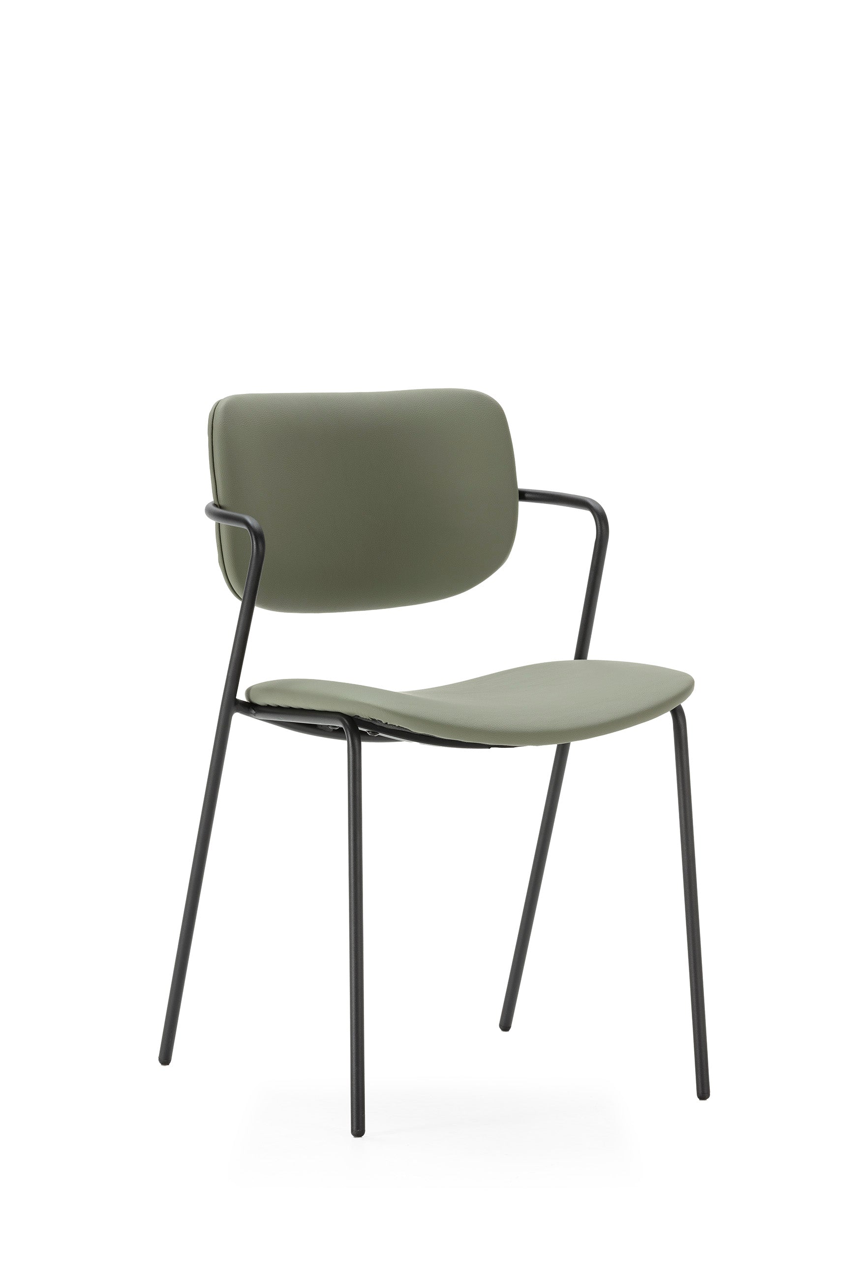 Set di 2 sedie con gamba in metallo Malyka 49x79 cm