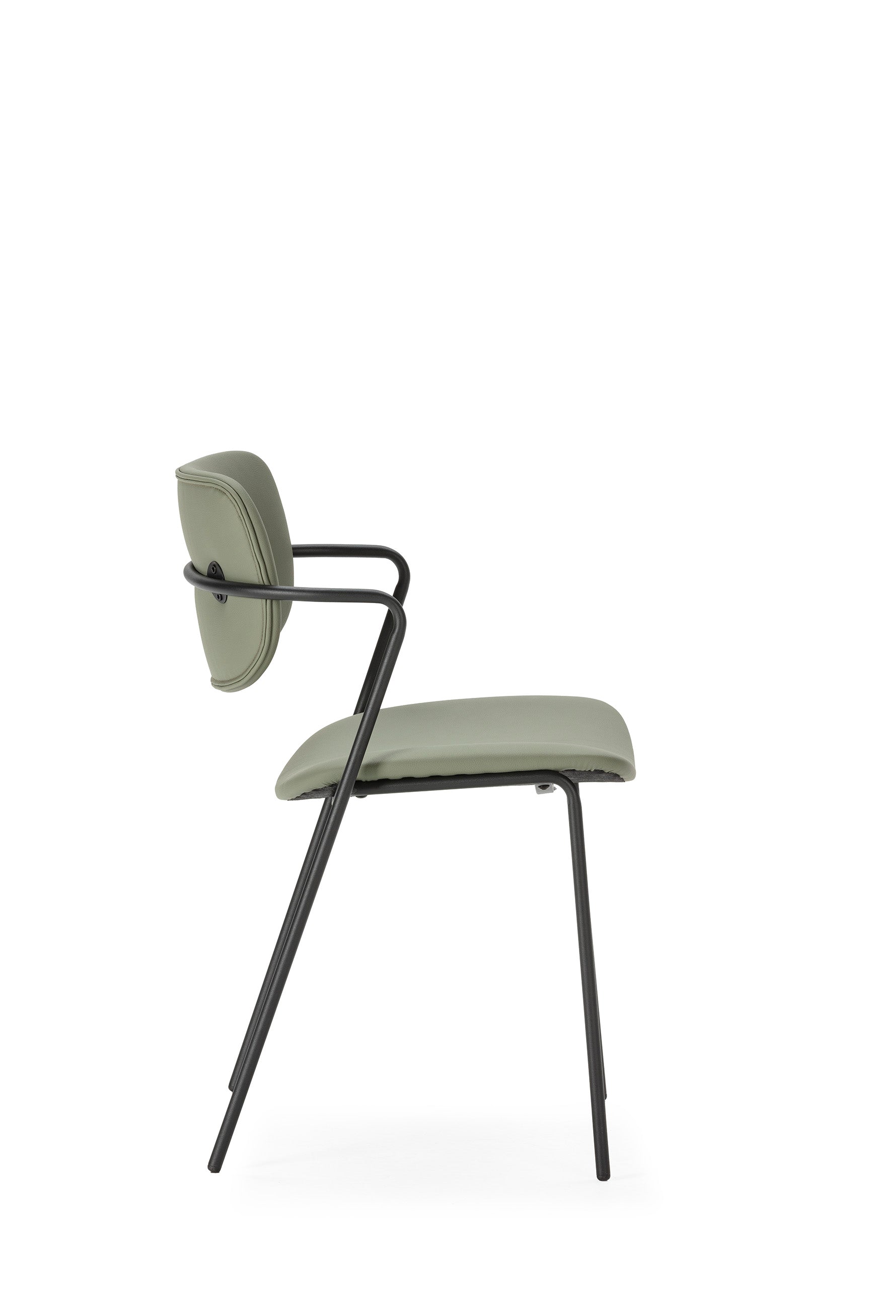 Set di 2 sedie con gamba in metallo Malyka 49x79 cm
