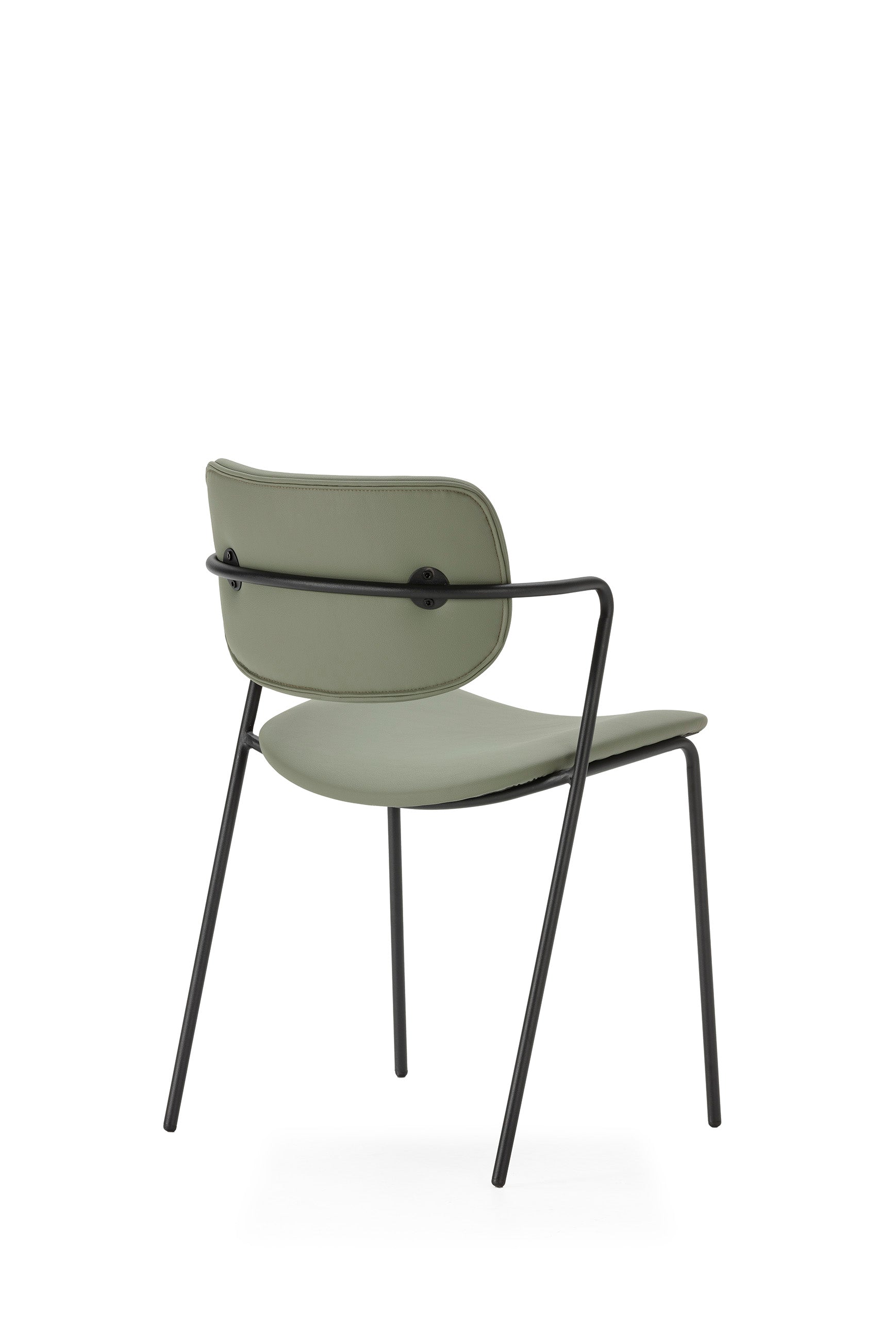 Set di 2 sedie con gamba in metallo Malyka 49x79 cm