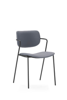 Set di 2 sedie con gamba in metallo Malyka 49x79 cm