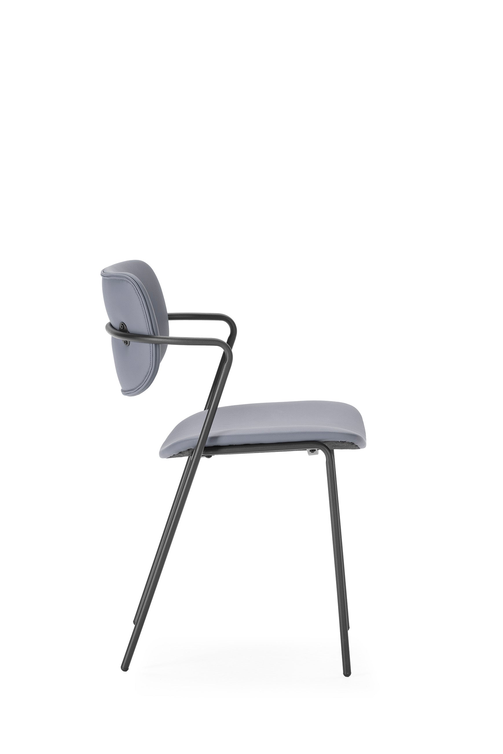 Set di 2 sedie con gamba in metallo Malyka 49x79 cm