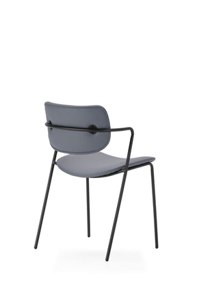 Set di 2 sedie con gamba in metallo Malyka 49x79 cm
