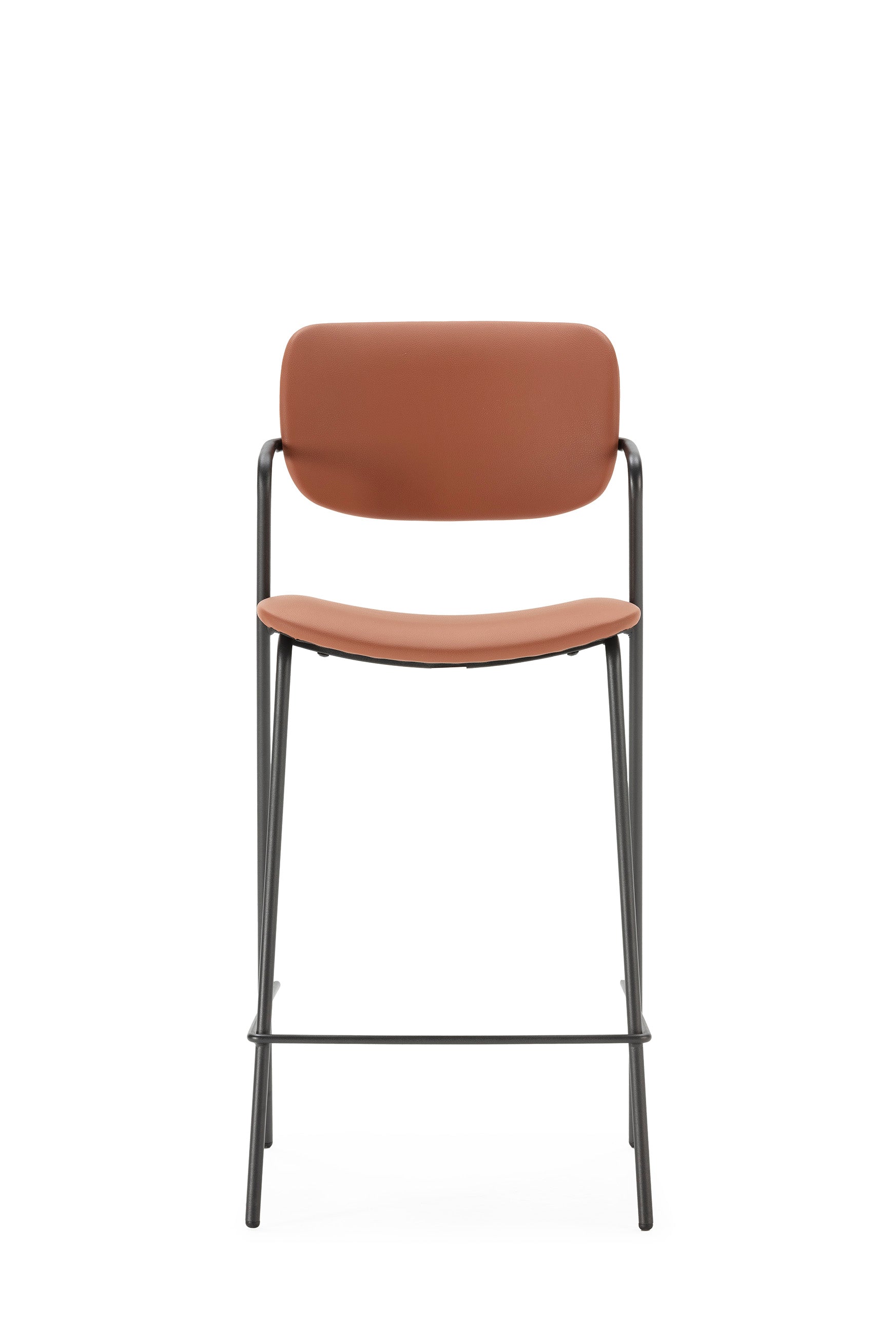Set di 2 sgabelli con gamba in metallo Nils 44x97 cm