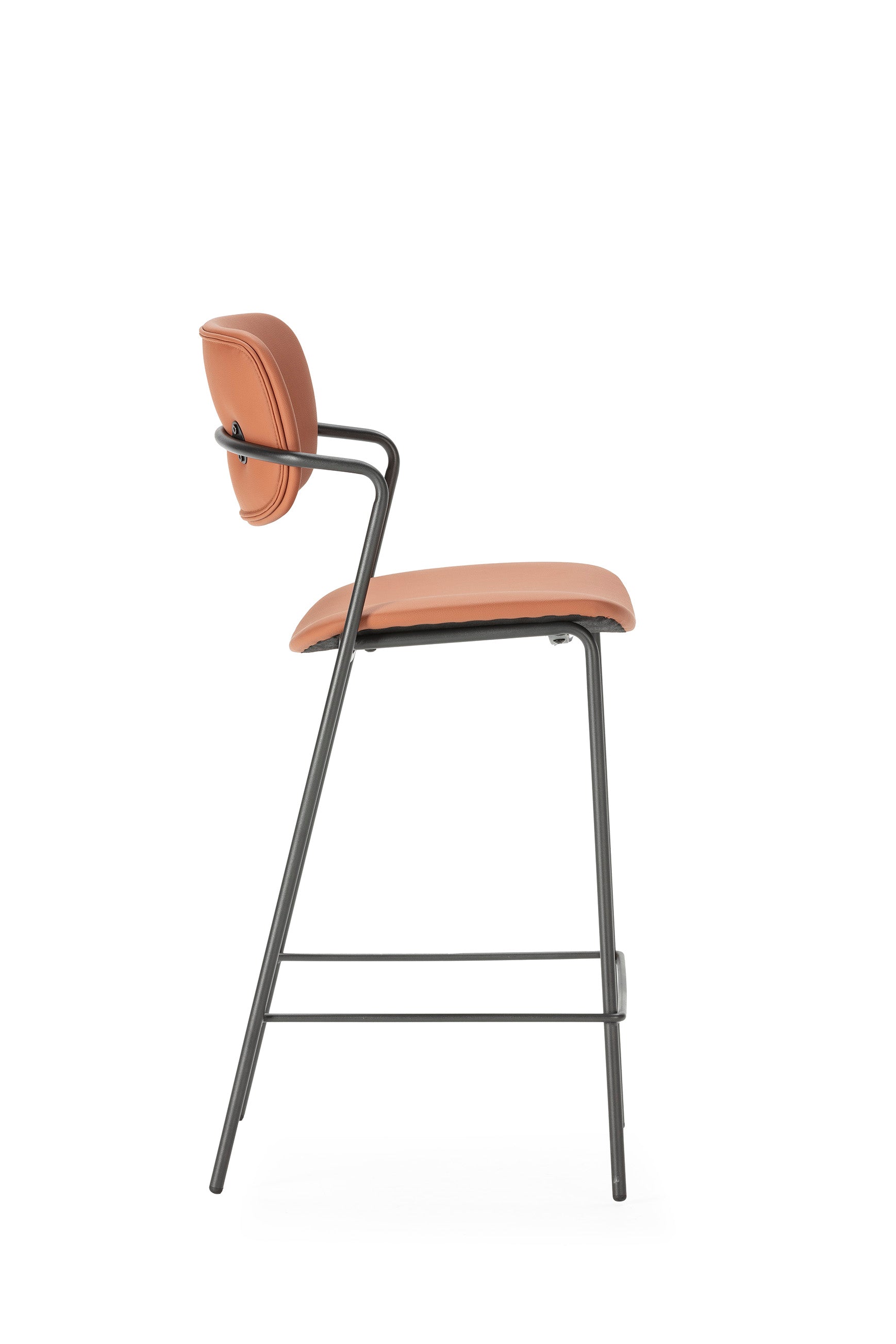 Set di 2 sgabelli con gamba in metallo Nils 44x97 cm