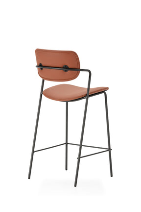 Set di 2 sgabelli con gamba in metallo Nils 44x97 cm