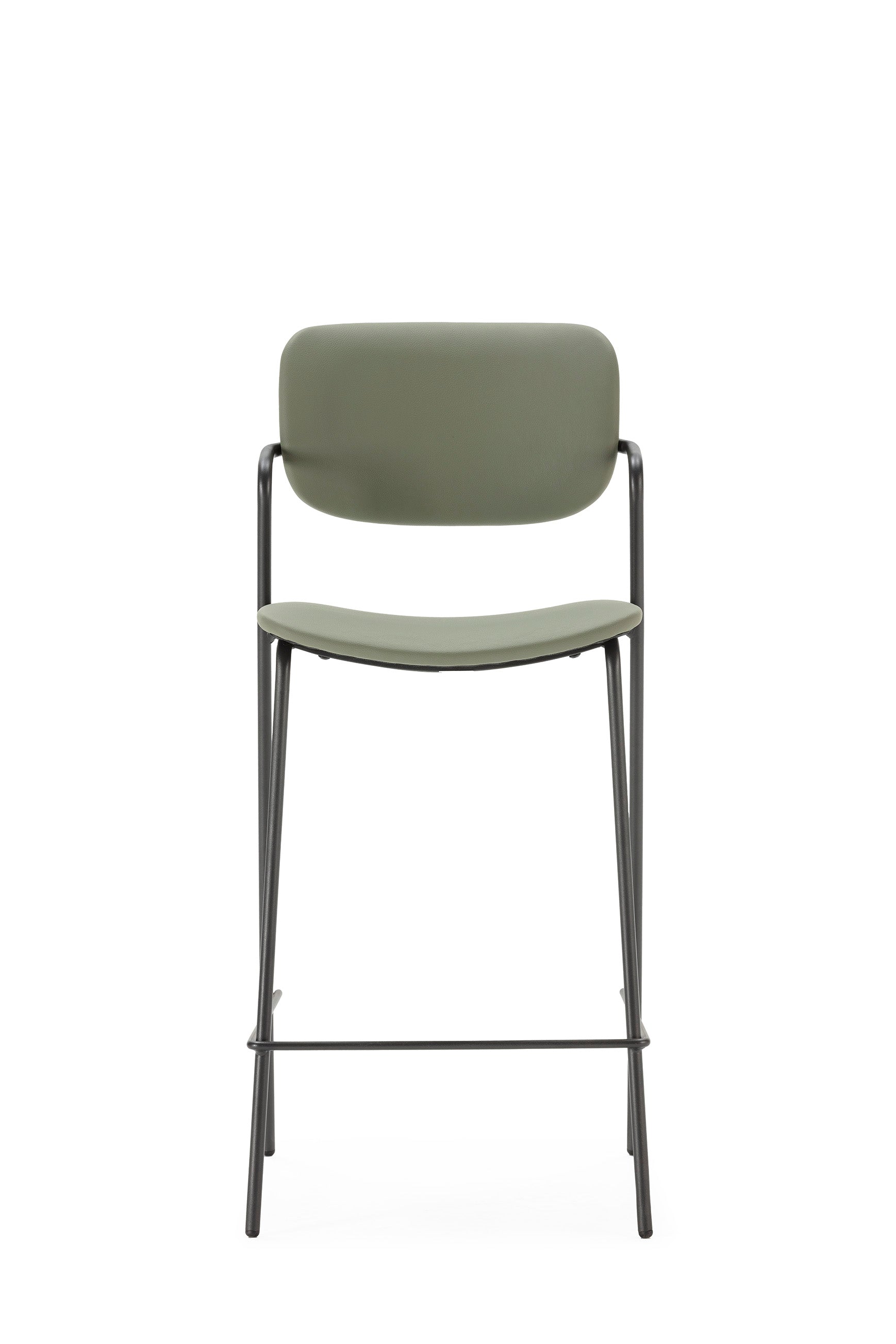 Set di 2 sgabelli con gamba in metallo Nils 44x97 cm