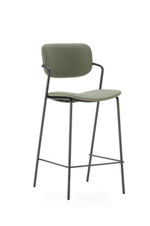 Set di 2 sgabelli con gamba in metallo Nils 44x97 cm