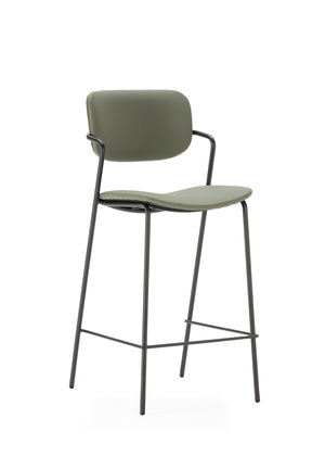 Set di 2 sgabelli con gamba in metallo Nils 44x97 cm