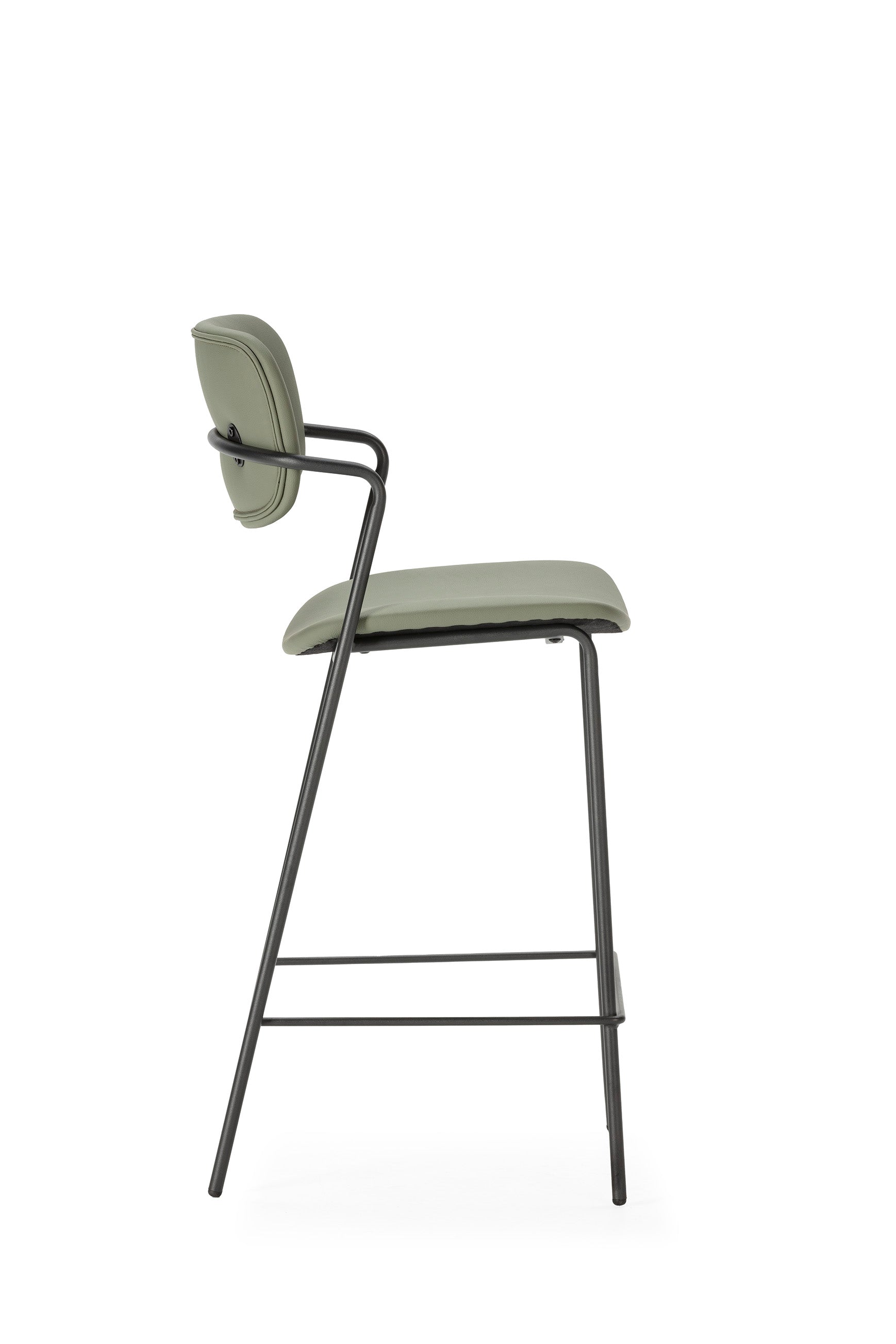 Set di 2 sgabelli con gamba in metallo Nils 44x97 cm