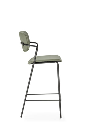 Set di 2 sgabelli con gamba in metallo Nils 44x97 cm
