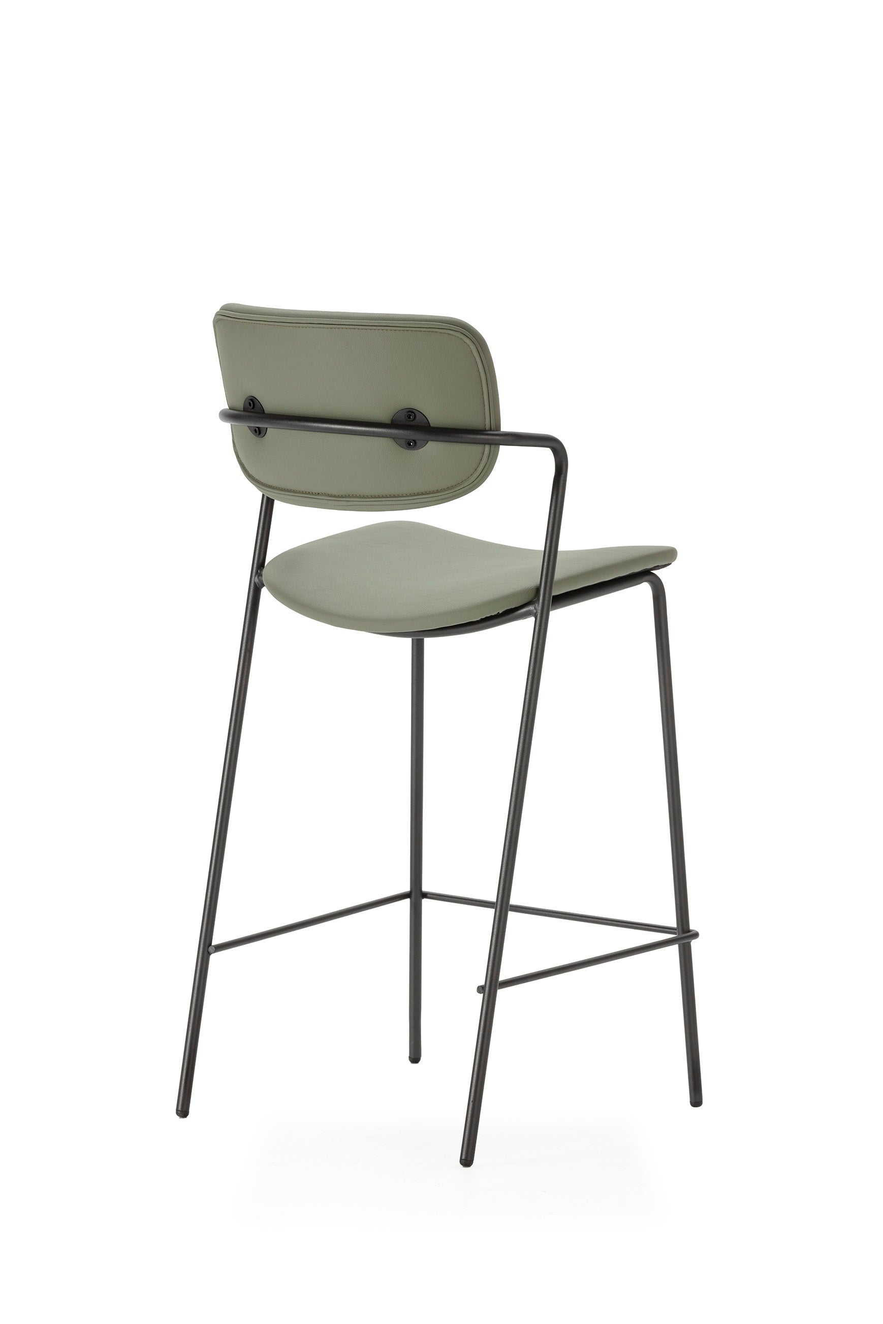 Set di 2 sgabelli con gamba in metallo Nils 44x97 cm