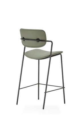 Set di 2 sgabelli con gamba in metallo Nils 44x97 cm