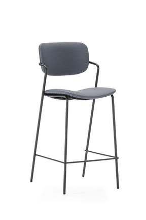 Set di 2 sgabelli con gamba in metallo Nils 44x97 cm