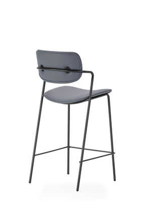 Set di 2 sgabelli con gamba in metallo Nils 44x97 cm