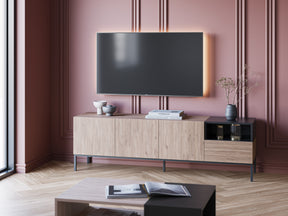 Mobile TV 3 ante 1 cassetto Nalia 180x55 cm