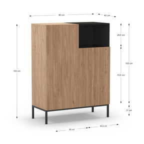 Credenza 2 ante Nalia 90x120 cm