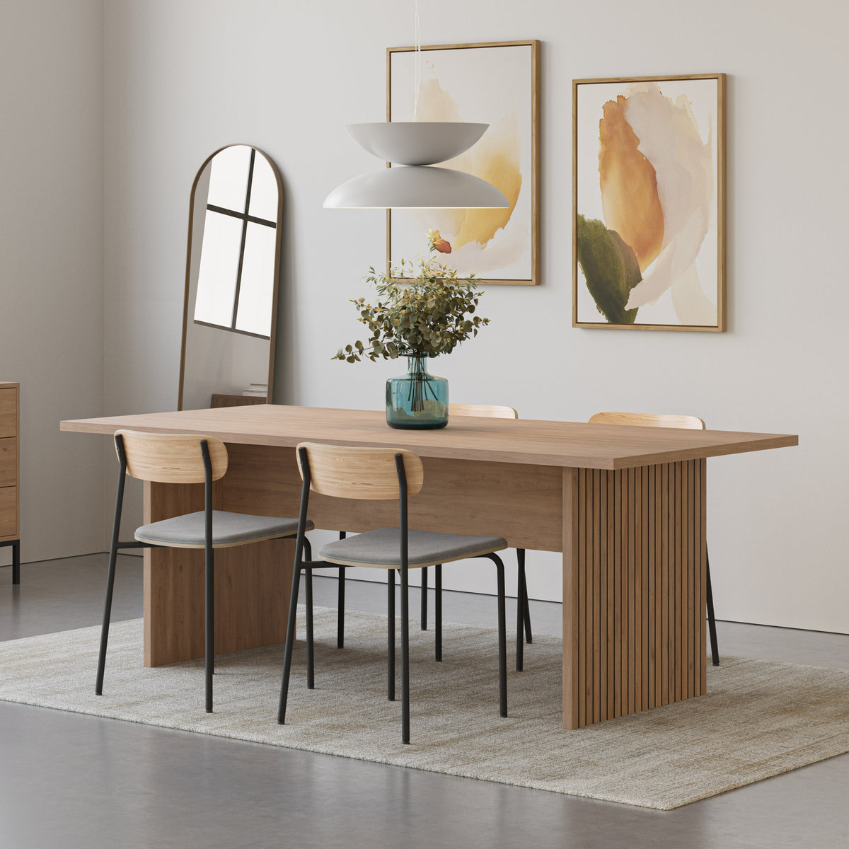 Tavolo rettangolare rovere Ally 200x75 cm