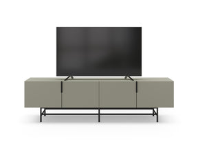Mobile TV 4 ante con gamba in metallo Elide 200x63 cm