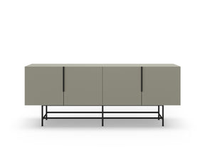 Madia 4 ante con gamba in metallo Elide 200x77 cm
