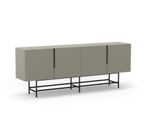 Madia 4 ante con gamba in metallo Elide 200x77 cm