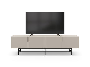 Mobile TV 4 ante con gamba in metallo Elide 200x63 cm