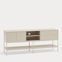 Mobile TV 2 ante 2 cassetti con gambe in metallo Platt 178x74 cm