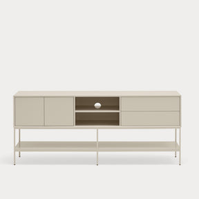 Mobile TV 2 ante 2 cassetti con gambe in metallo Platt 178x74 cm