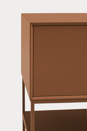 Mobile TV 2 ante 2 cassetti con gambe in metallo Platt 178x74 cm