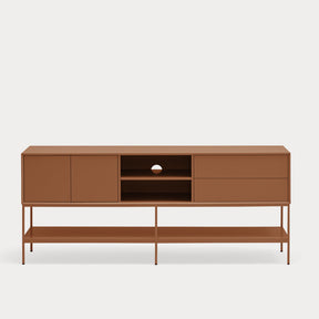 Mobile TV 2 ante 2 cassetti con gambe in metallo Platt 178x74 cm