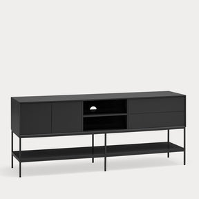 Mobile TV 2 ante 2 cassetti con gambe in metallo Platt 178x74 cm