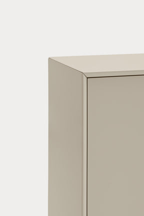 Mobile TV 3 ante 2 cassetti con gambe in metallo Platt 220x74 cm