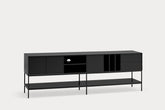Mobile TV 3 ante 2 cassetti con gambe in metallo Platt 220x74 cm