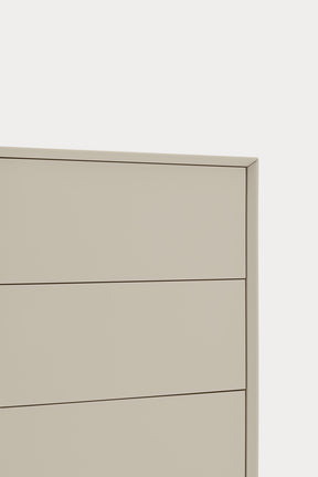 Madia 2 ante 4 cassetti con gambe in metallo Platt 220x98 cm