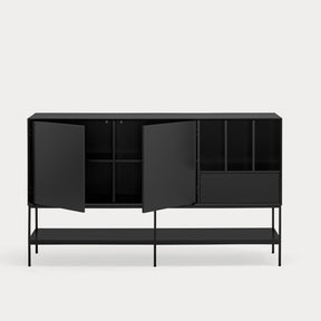Madia 2 ante 1 cassetto con gambe in metallo Platt 166x98 cm