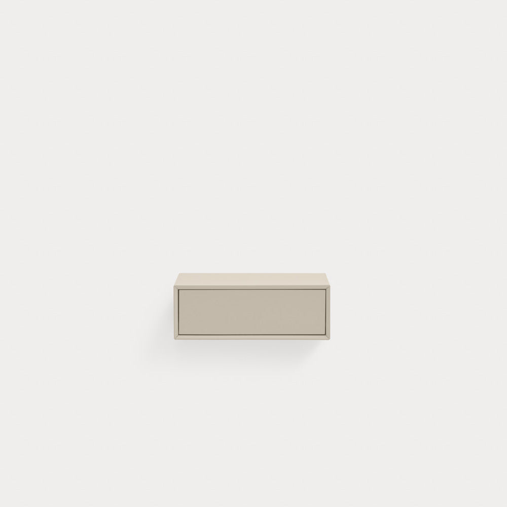Comodino sospeso 1 cassetto Platt 55x19 cm