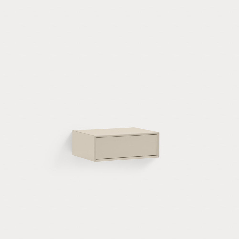 Comodino sospeso 1 cassetto Platt 55x19 cm