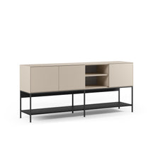 Madia 3 ante con gamba in metallo Emy 180x80 cm